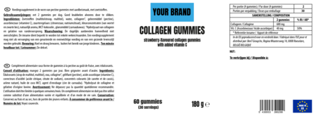 White label Collagen gummies